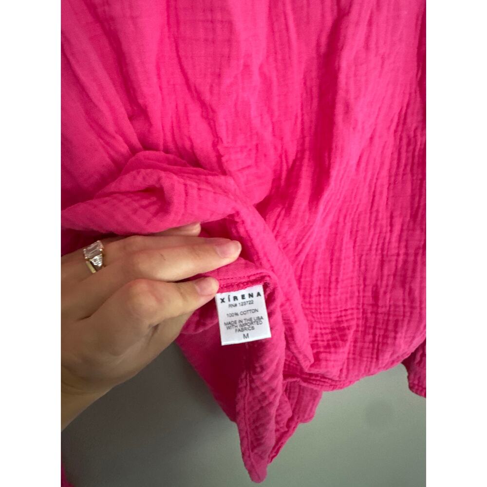 XIRENA Scout Shirt in Pink Sunrise Size Medium - Picture 9 of 9